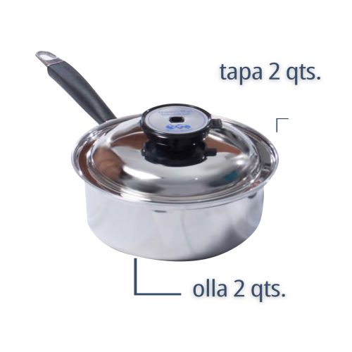 OLLA DE 2 QTS CON TAPA