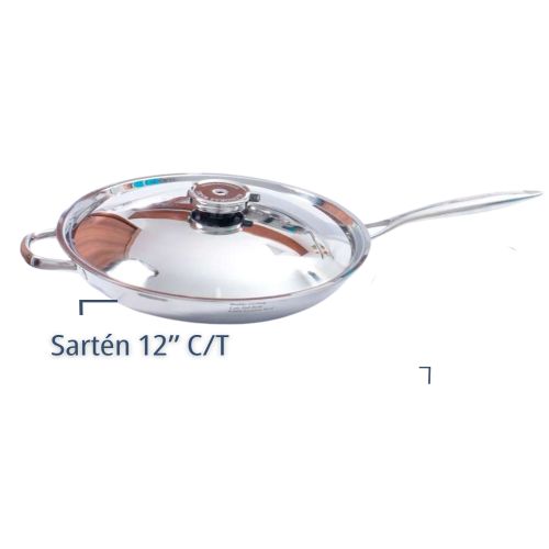 SARTÉN GOURMET METÁLICO 12"